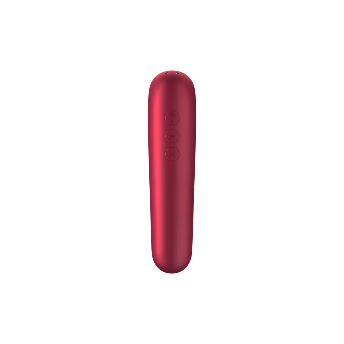 Dual Love Vibrator und Sauger mit Pulsierter Luft Rot von Satisfyer Connect kaufen | Fesselliebe