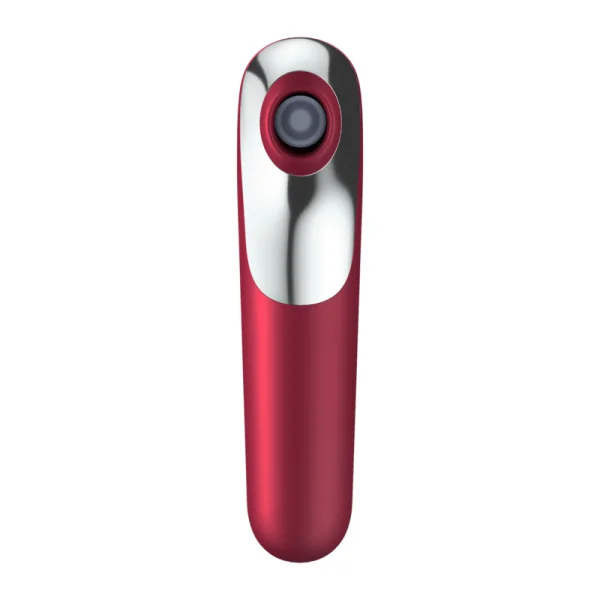 Dual Love Vibrator und Sauger mit Pulsierter Luft Rot von Satisfyer Connect kaufen | Fesselliebe