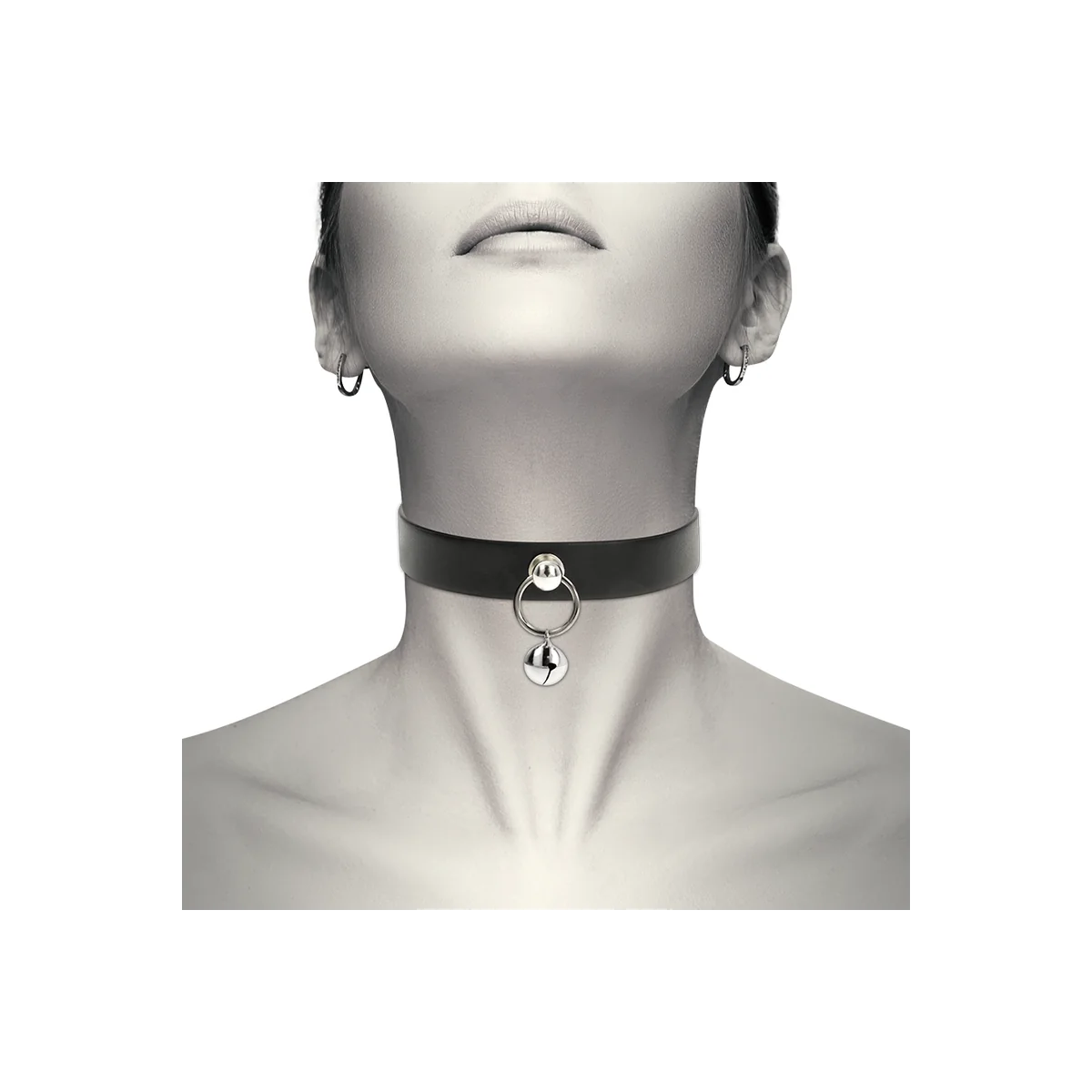 Vegane Leder-Halskette Damen-Accessoire Rassel/Reifen von Coquette Accessories kaufen | Fesselliebe