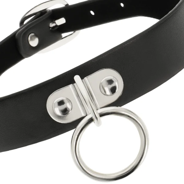 Halskette aus Veganem Leder Fetisch-Accessoire von Coquette Accessories kaufen | Fesselliebe