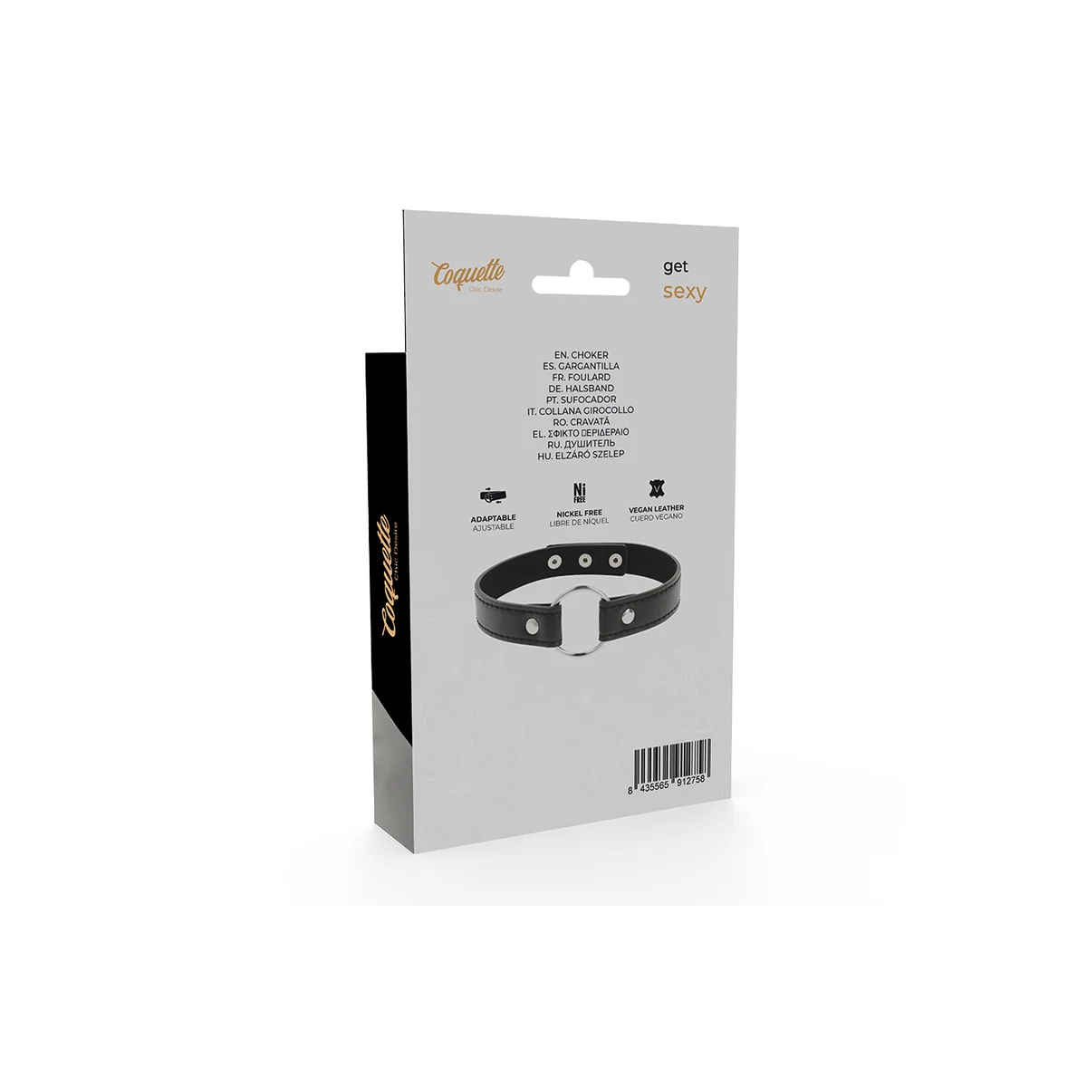 Vegane Leder-Halskette Damen-Accessoire von Coquette Accessories kaufen | Fesselliebe