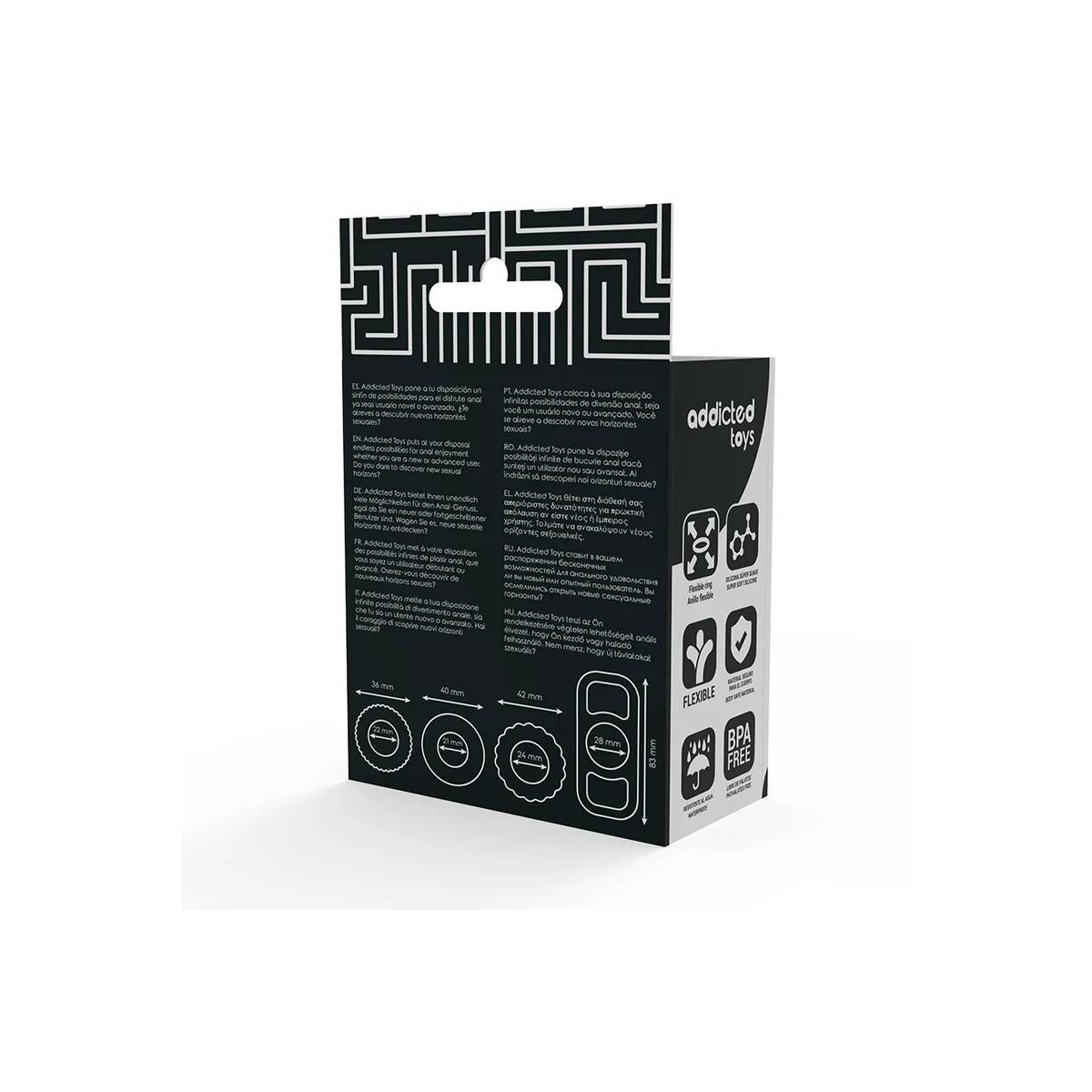 Cock Ring Set 4 Stück von Addicted Toys kaufen | Fesselliebe