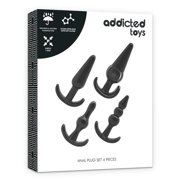 Set 4 Analplug von Addicted Toys kaufen | Fesselliebe