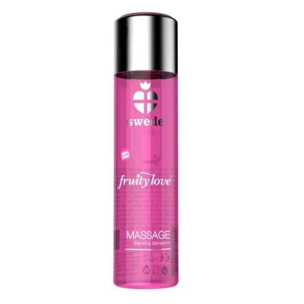Fruity Love Massageöl mit Wärmendem Effekt, Rosa Grapefruit mit Mango 60 ml von Swede kaufen | Fesselliebe