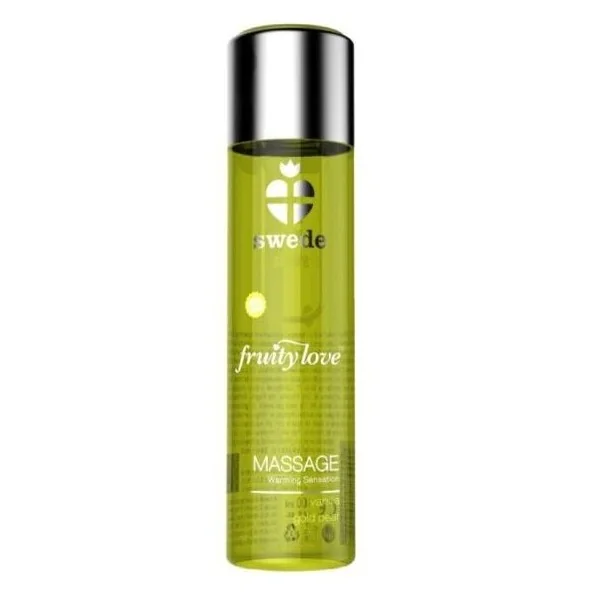 Fruity Love Massageöl mit Wärmendem Effekt, Vanille und Goldbirne 60 ml. von Swede kaufen | Fesselliebe