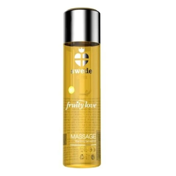 Fruity Love Massageöl mit Wärmendem Effekt Tropisches Fruchtiges mit Honig 60 ml von Swede kaufen | Fesselliebe