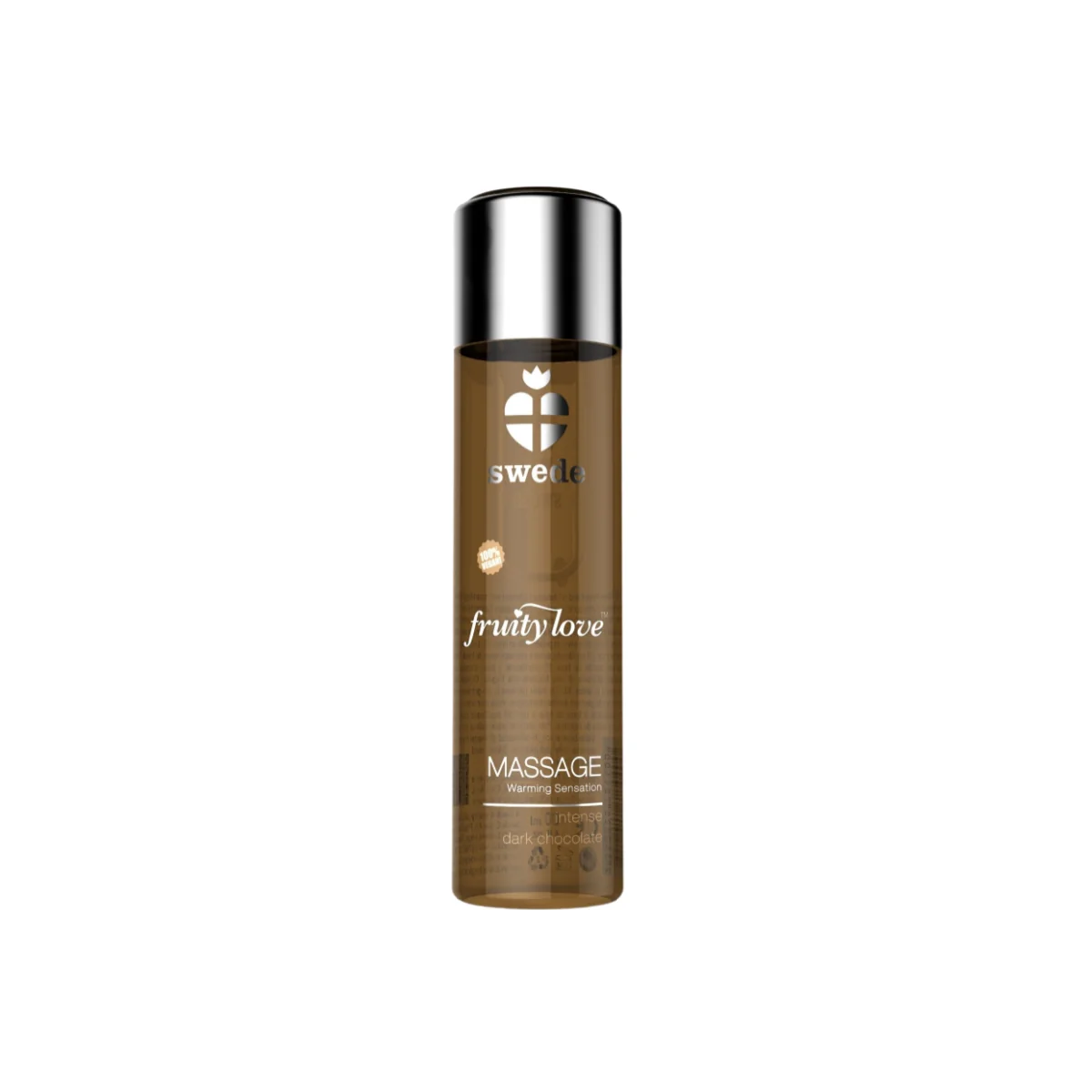 Fruity Love Massageöl mit Wärmendem Effekt Intensive Dunkle Schokolade 120 ml von Swede kaufen | Fesselliebe
