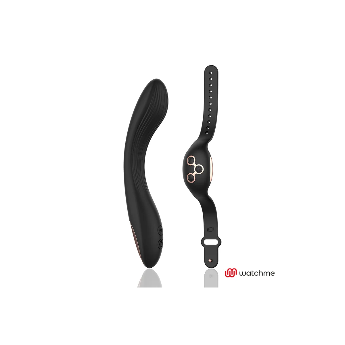 Curve mit Fernbedienungstechnologie Eine Watchme Schwarz / Gold von Anne´S Desire kaufen | Fesselliebe