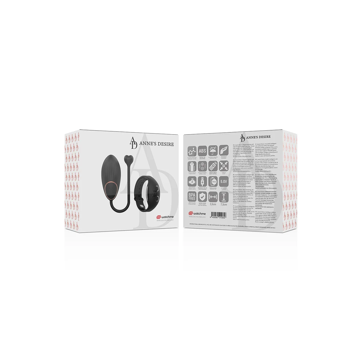 Egg mit Fernbedienungstechnologie Watchme Schwarz von Anne´S Desire kaufen | Fesselliebe