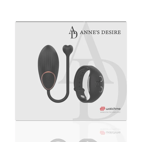 Egg mit Fernbedienungstechnologie Watchme Schwarz von Anne´S Desire kaufen | Fesselliebe