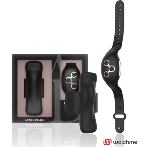 Panty Pleasure Tecnolog A Watchme Schwarz/Gold von Anne´S Desire kaufen | Fesselliebe
