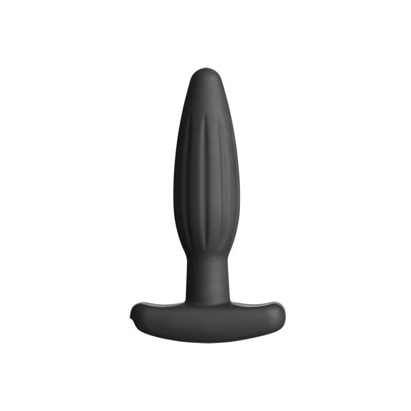 Silikon Schwarz Rocker Butt Plug Klein von Electrastim kaufen | Fesselliebe