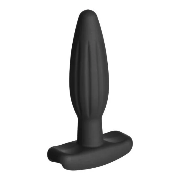 Silikon Schwarz Rocker Butt Plug Klein von Electrastim kaufen | Fesselliebe