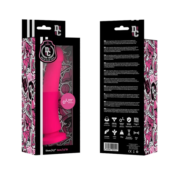 Toys Rosa Dildo Medizinisches Silikon 17 cm -O- 3 cm von Deltaclub kaufen | Fesselliebe