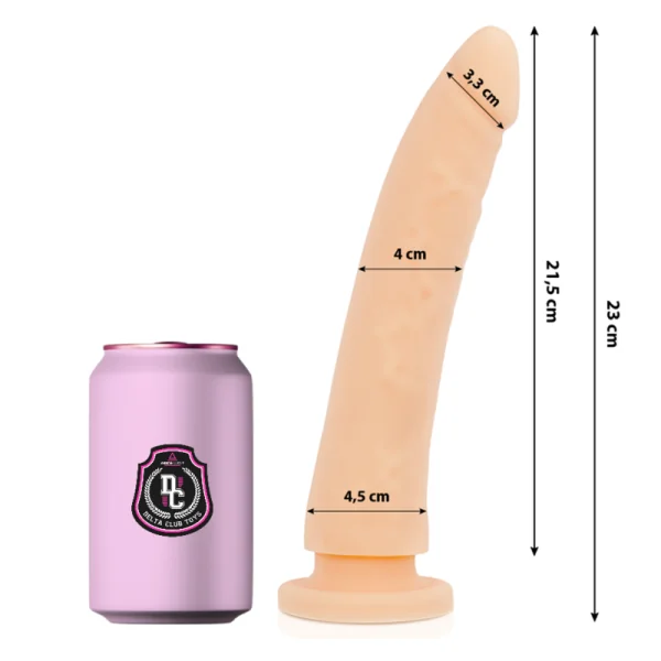 Toys Natürlicher Dildo aus Medizinischem Silikon 23 cm -O- 4.5 cm von Deltaclub kaufen | Fesselliebe