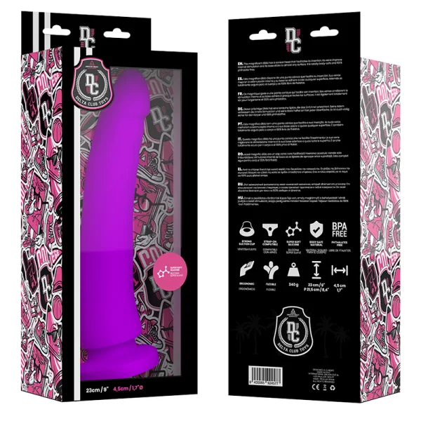Toys Lila Dildo Medizinisches Silikon 23 cm -O- 4.5 cm von Deltaclub kaufen | Fesselliebe
