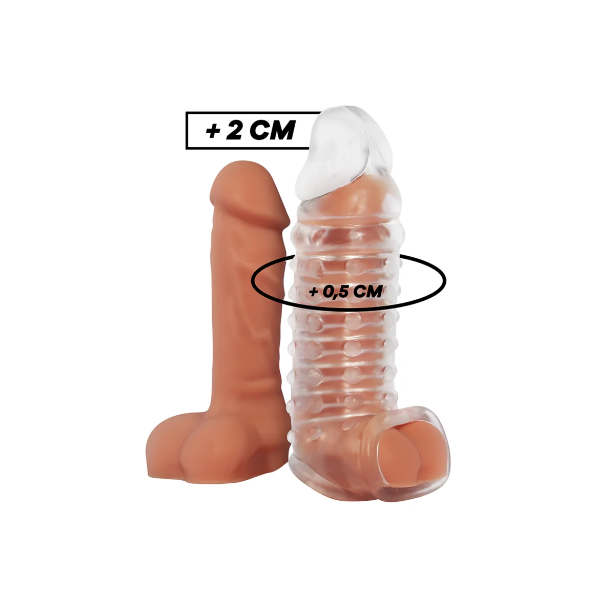 Penisverlängerung und Hülle V11 Transparent von Virilxl kaufen | Fesselliebe