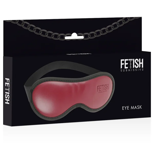 Vegane Ledermaske mit Neoprenfutter von Fetish Submissive Dark Room kaufen | Fesselliebe