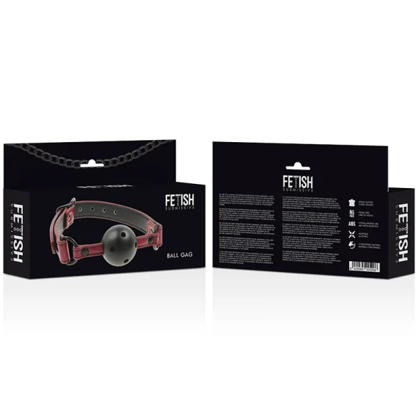 Atmungsaktiver Gag von Fetish Submissive Dark Room kaufen | Fesselliebe