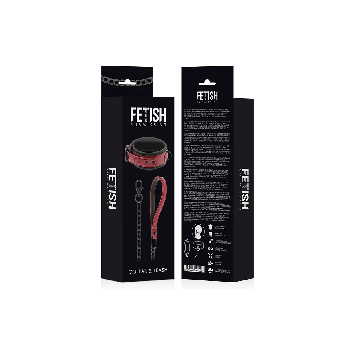 Kettenhalskette mit Neoprenfutter von Fetish Submissive Dark Room kaufen | Fesselliebe