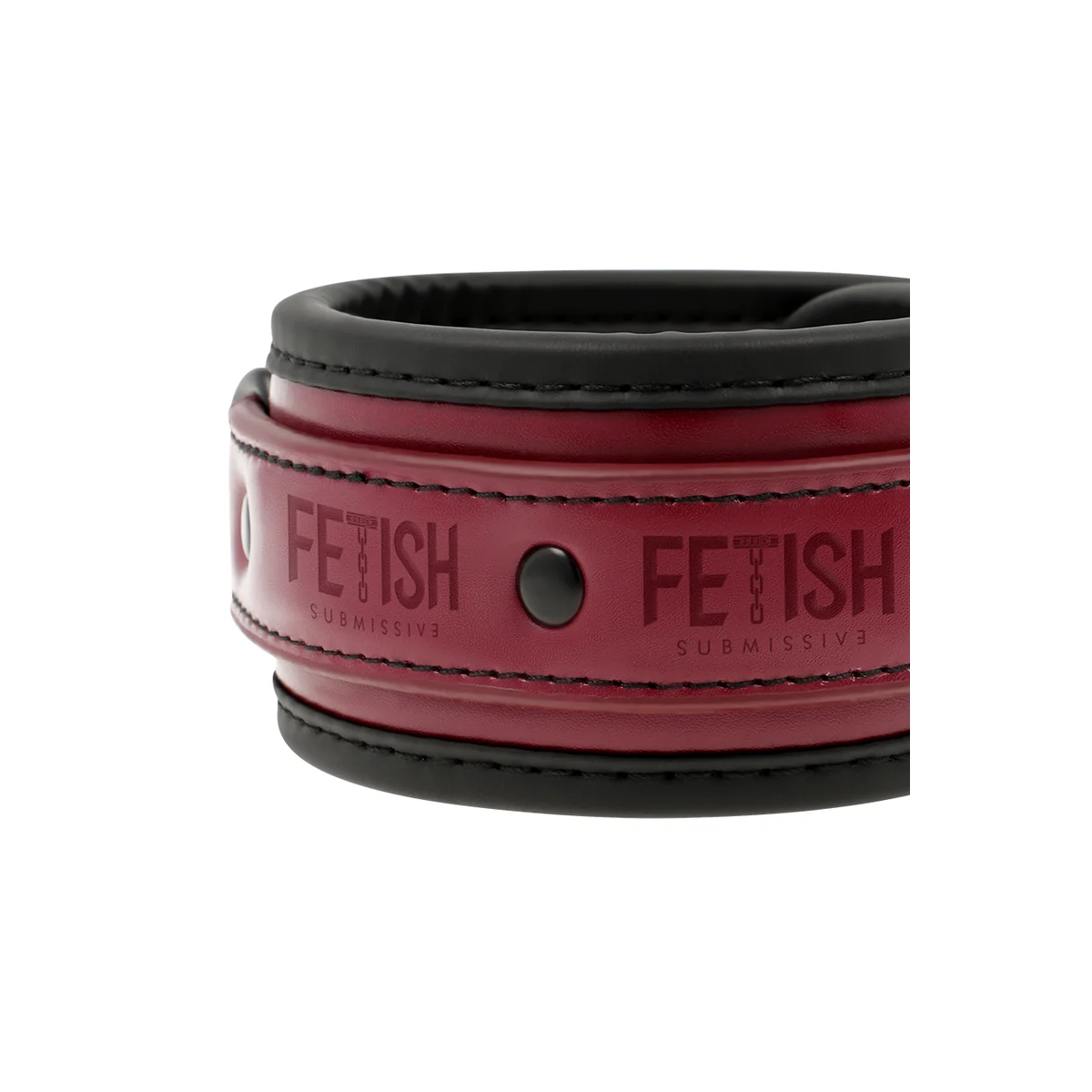 Handschellen aus Veganem Leder mit Neoprenfutter von Fetish Submissive Dark Room kaufen | Fesselliebe