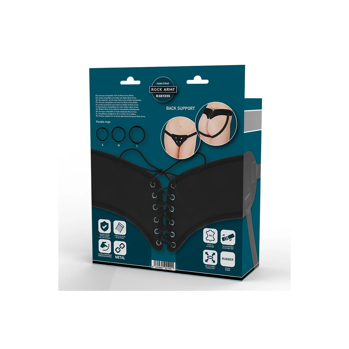 Verstellbares Gurt und Flexible Ringe von Rock Army kaufen | Fesselliebe