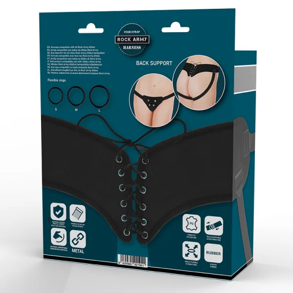 Verstellbares Gurt und Flexible Ringe von Rock Army kaufen | Fesselliebe