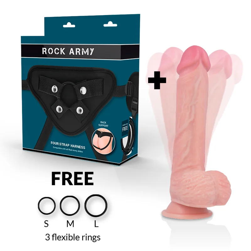 Gurt + Hawk-Rotator und Vibrator 22 cm -O- 4.6 cm von Rock Army kaufen | Fesselliebe 2