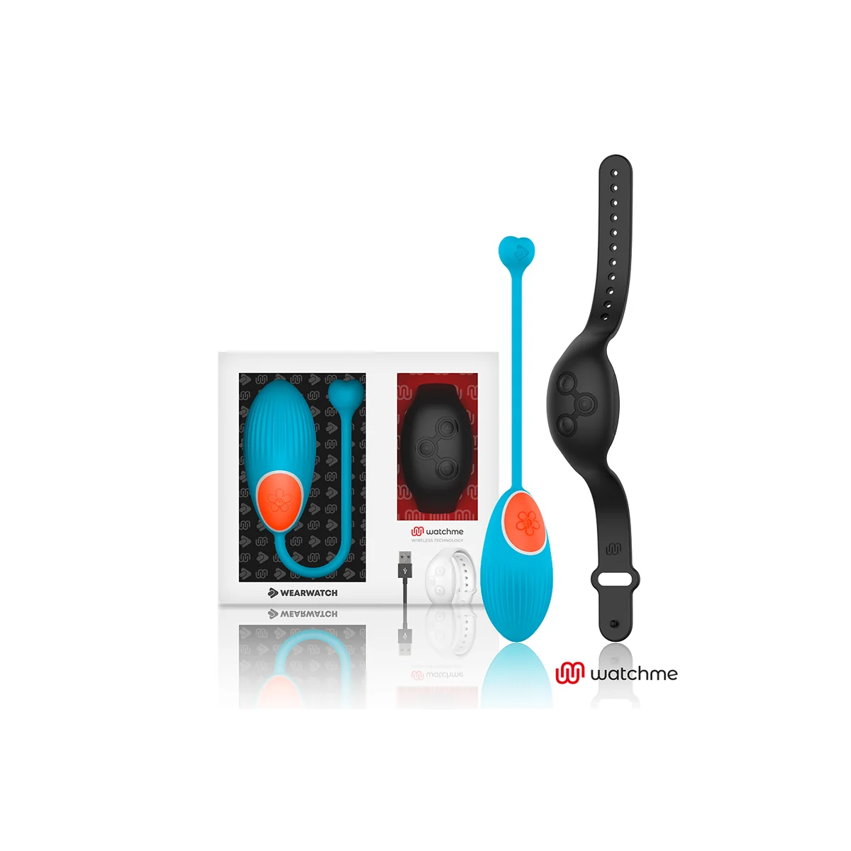 Watchme-Technologie mit Fernbedienung Egg Blue / Jet von Wearwatch kaufen | Fesselliebe