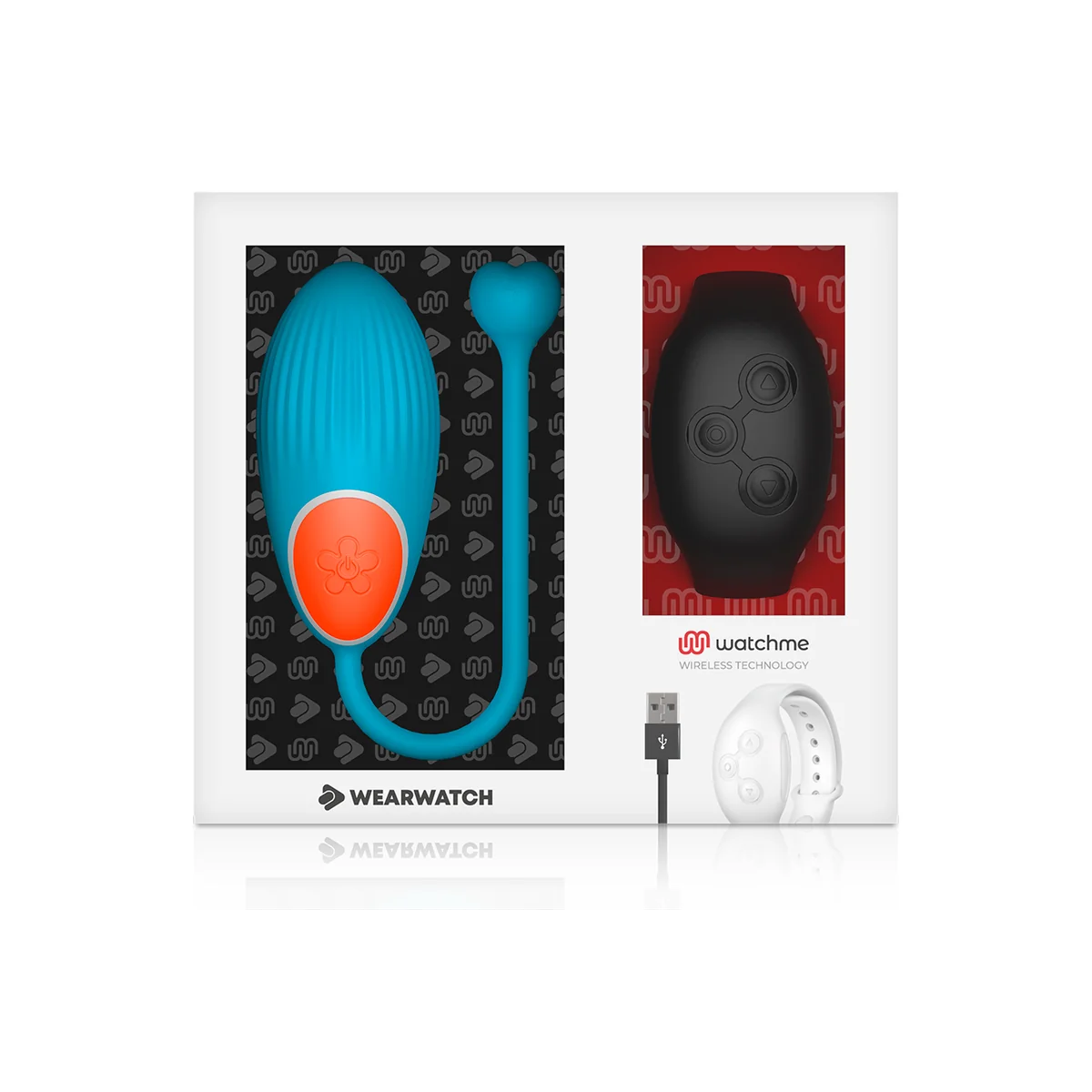 Watchme-Technologie mit Fernbedienung Egg Blue / Jet von Wearwatch kaufen | Fesselliebe