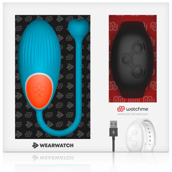 Watchme-Technologie mit Fernbedienung Egg Blue / Jet von Wearwatch kaufen | Fesselliebe