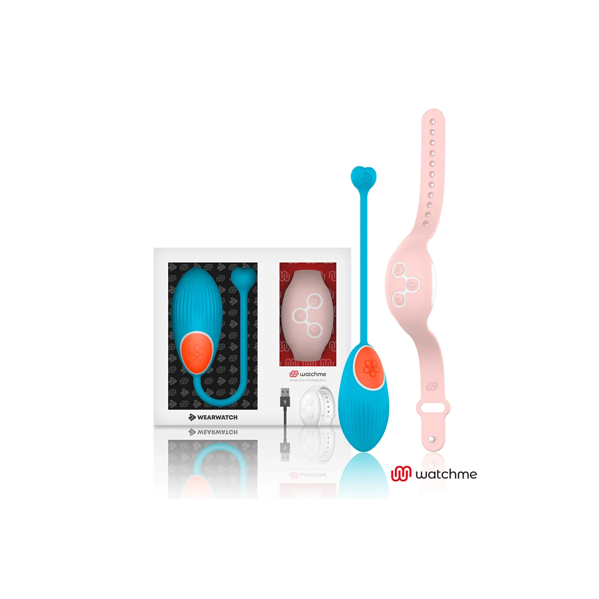 Watchme-Technologie mit Fernbedienung Ei Blau / Rosa von Wearwatch kaufen | Fesselliebe