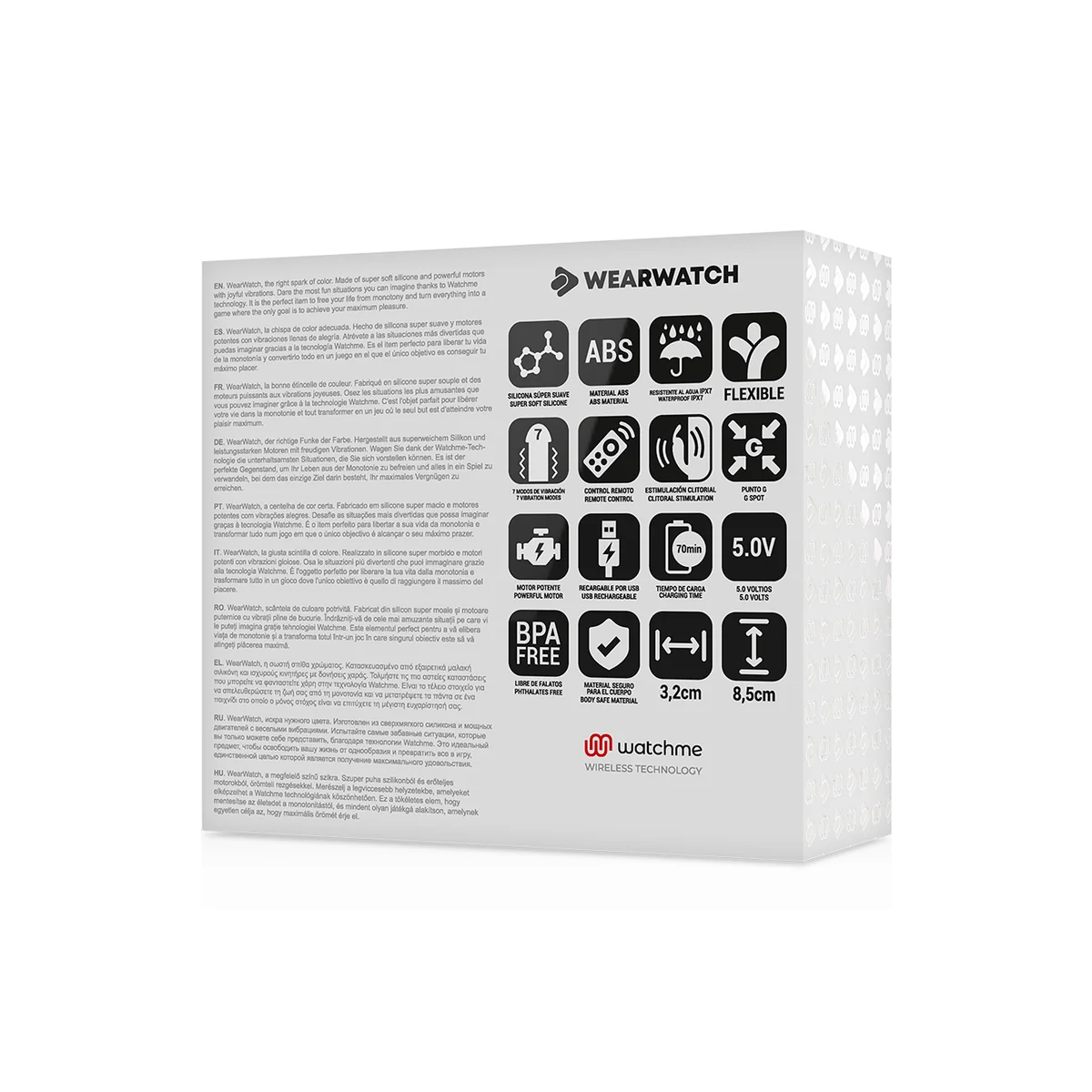 Watchme Dual Technology Vibrator Indigo / Pink von Wearwatch kaufen | Fesselliebe