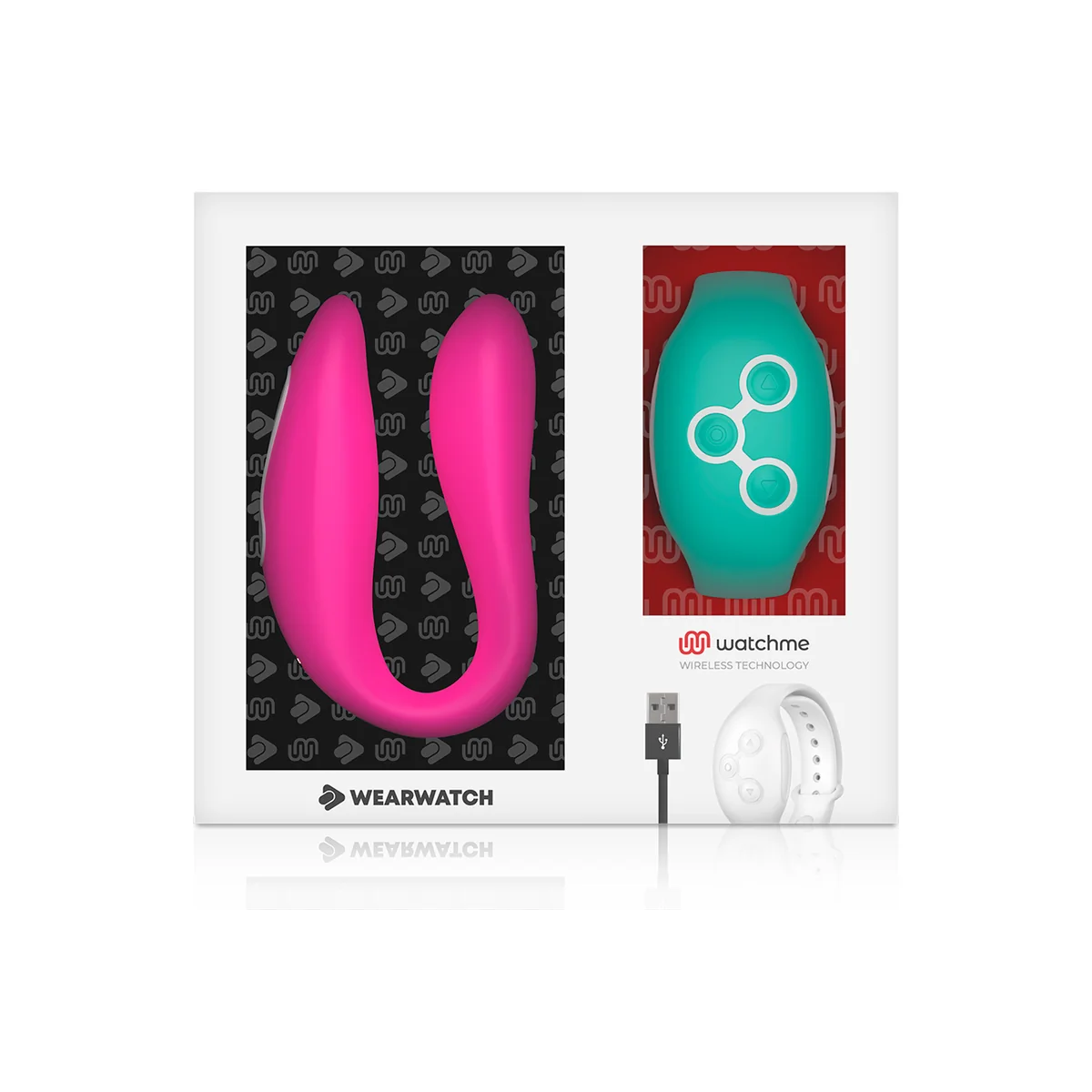 Dual-Technologie-Watchme-Vibrator Fuchsia / Meerwasser von Wearwatch kaufen | Fesselliebe