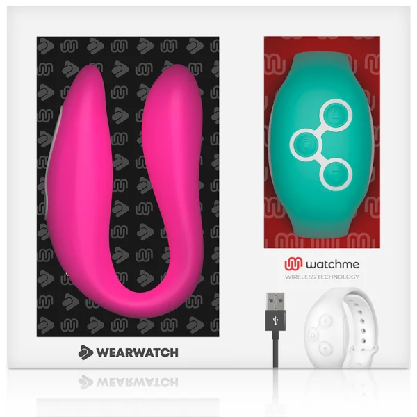 Dual-Technologie-Watchme-Vibrator Fuchsia / Meerwasser von Wearwatch kaufen | Fesselliebe