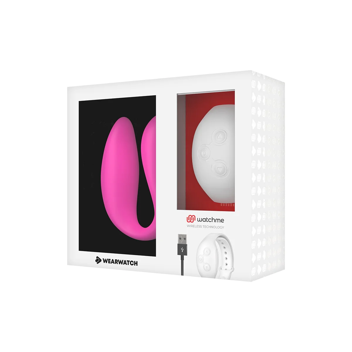Watchme Dual Technology Vibrator Fuchsia / Snow von Wearwatch kaufen | Fesselliebe