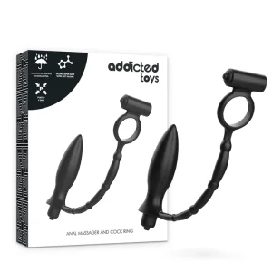 Analplug mit Vibrationsring von Addicted Toys kaufen | Fesselliebe