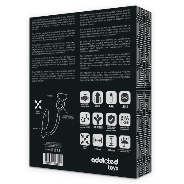 Analplug mit Vibrationsring von Addicted Toys kaufen | Fesselliebe