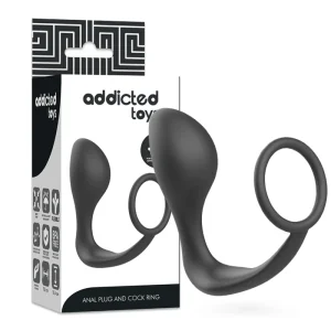 Analplug mit Schwarzem Silikonring von Addicted Toys kaufen | Fesselliebe