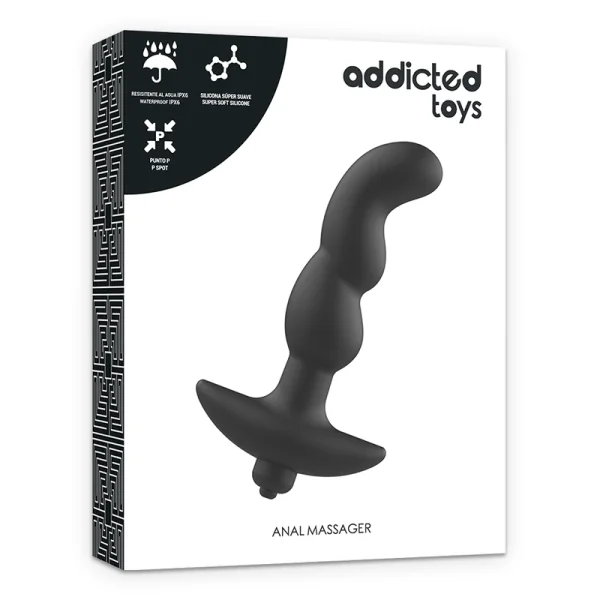 Analmassager mit Schwarzer Vibration. Modell 2 von Addicted Toys kaufen | Fesselliebe