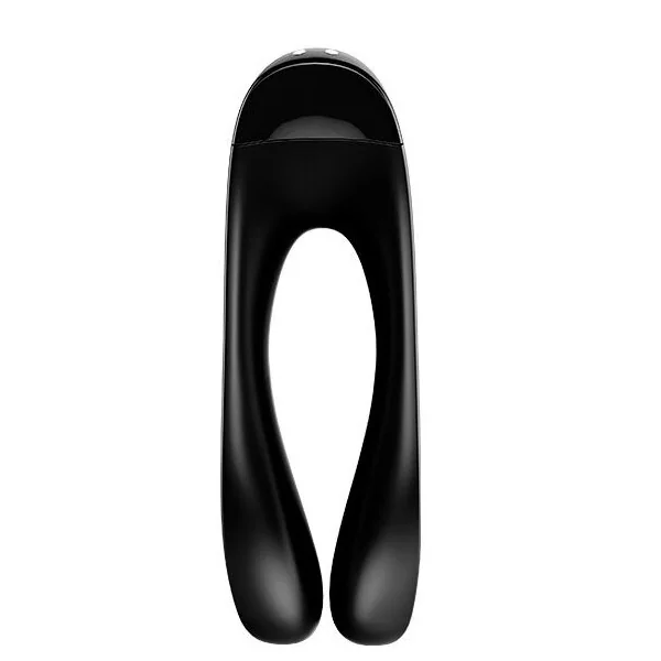 Candy Cane Fingervibrator Schwarz von Satisfyer Vibrator kaufen | Fesselliebe