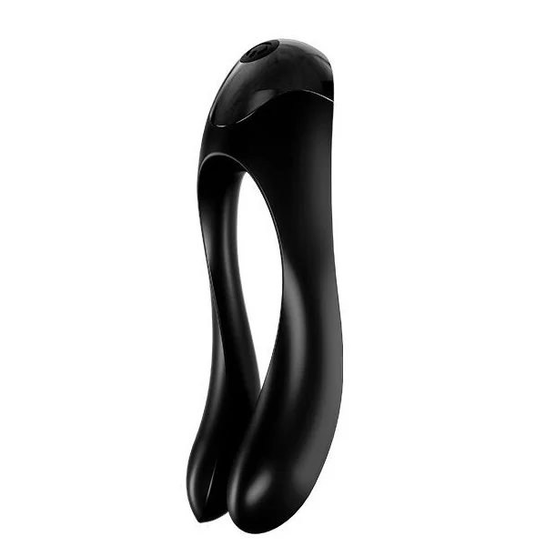 Candy Cane Fingervibrator Schwarz von Satisfyer Vibrator kaufen | Fesselliebe