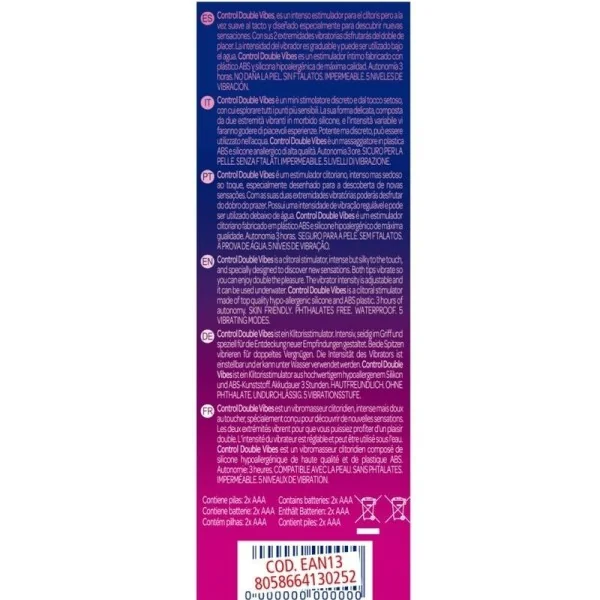 Doppelter Vibes-Stimulator von Control Toys kaufen | Fesselliebe