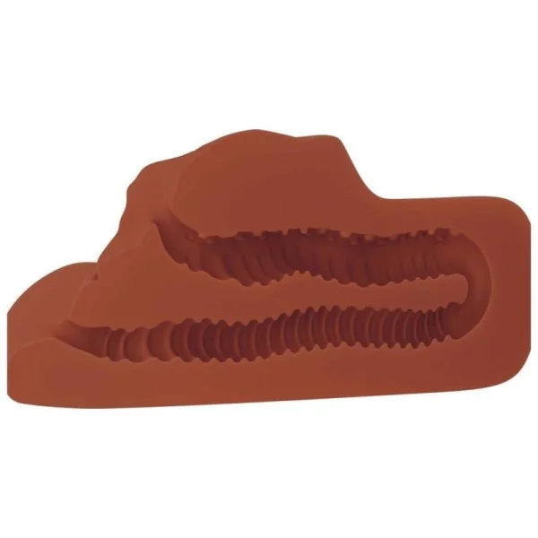 Perfect Pussy Double Stroker Vagina und Anus Masturbator Braun von Pdx Plus+ kaufen | Fesselliebe