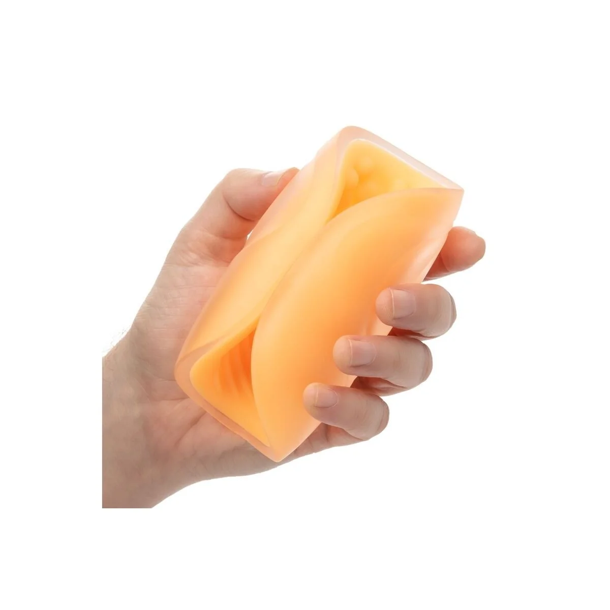 Beaded Grip Masturbator Orange von Calexotics kaufen | Fesselliebe