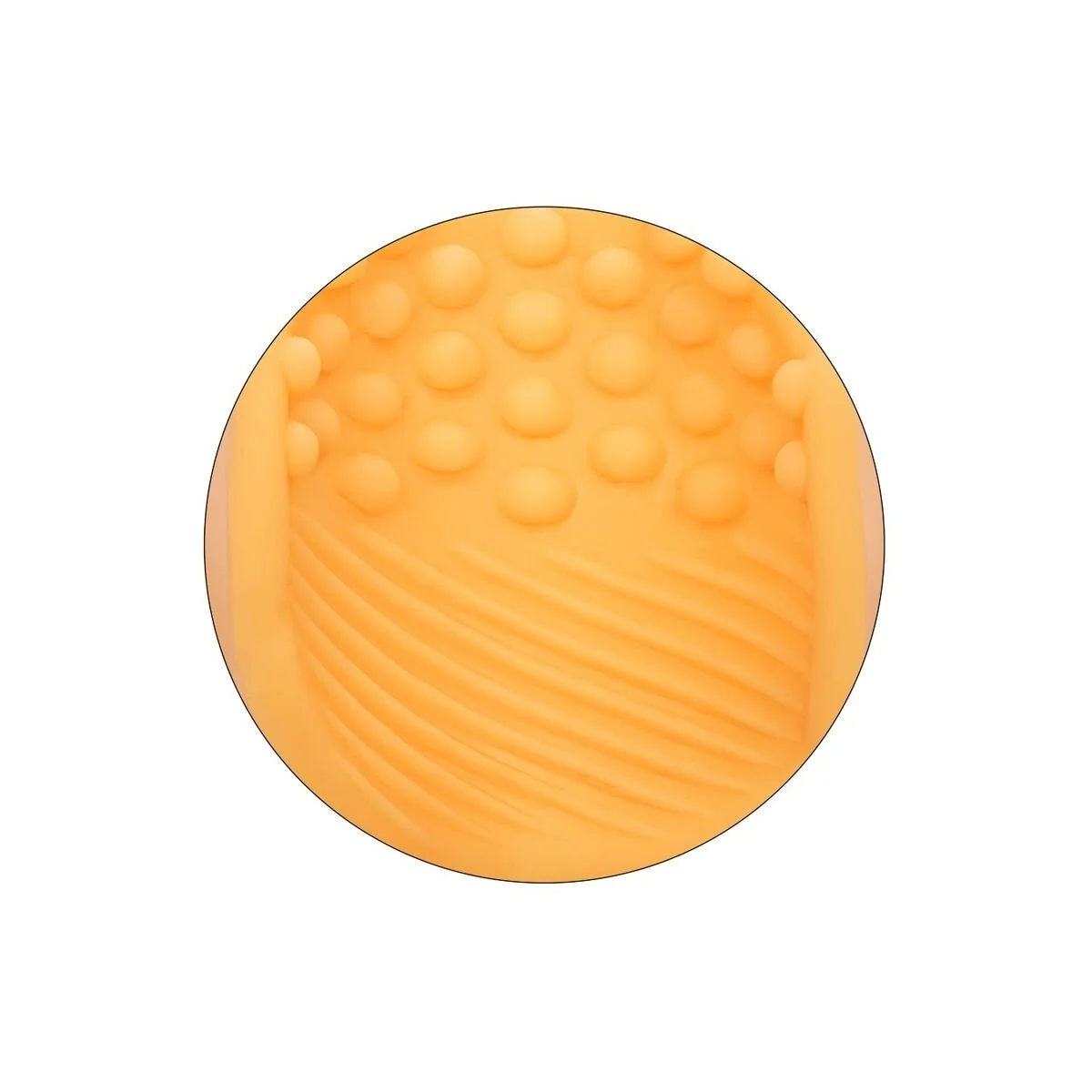 Beaded Grip Masturbator Orange von Calexotics kaufen | Fesselliebe