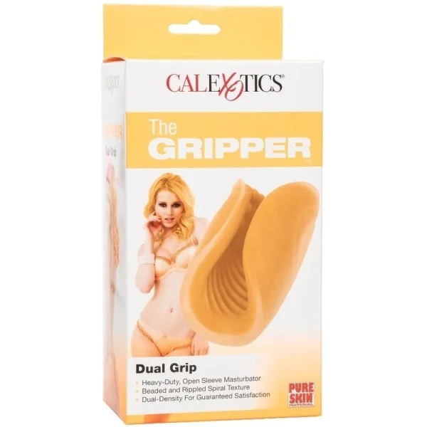 Beaded Grip Masturbator Orange von Calexotics kaufen | Fesselliebe