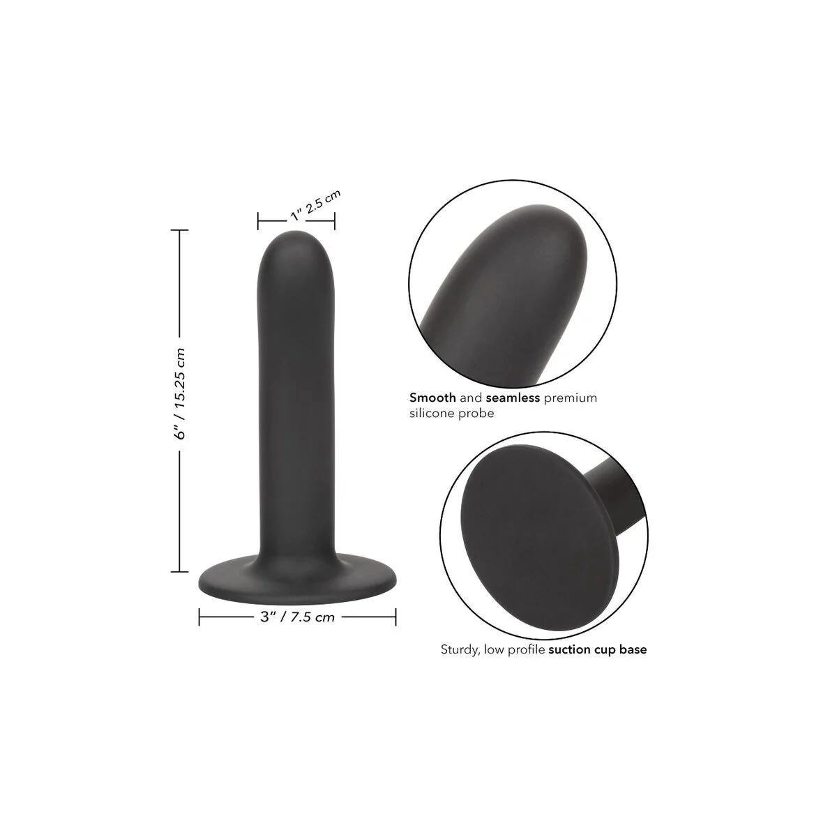 Boundless Dildo 15.25 cm Gurt Kompatibel Glatt von Calexotics kaufen | Fesselliebe