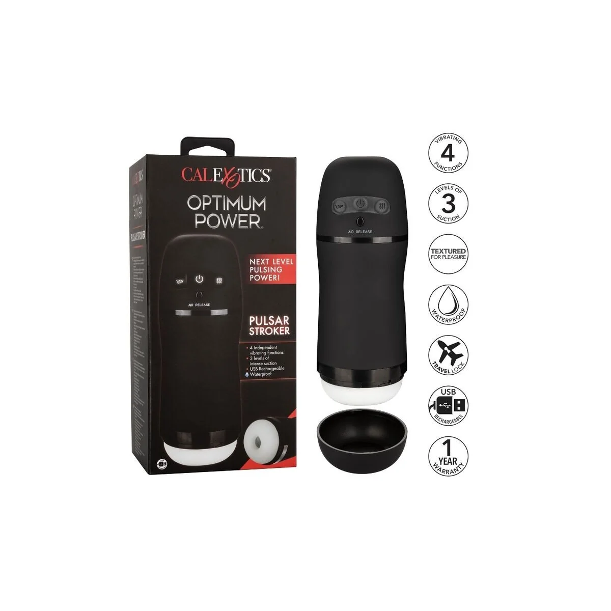 Optimum Power Stroker Vibrations und Saugfunktionen von Calexotics kaufen | Fesselliebe