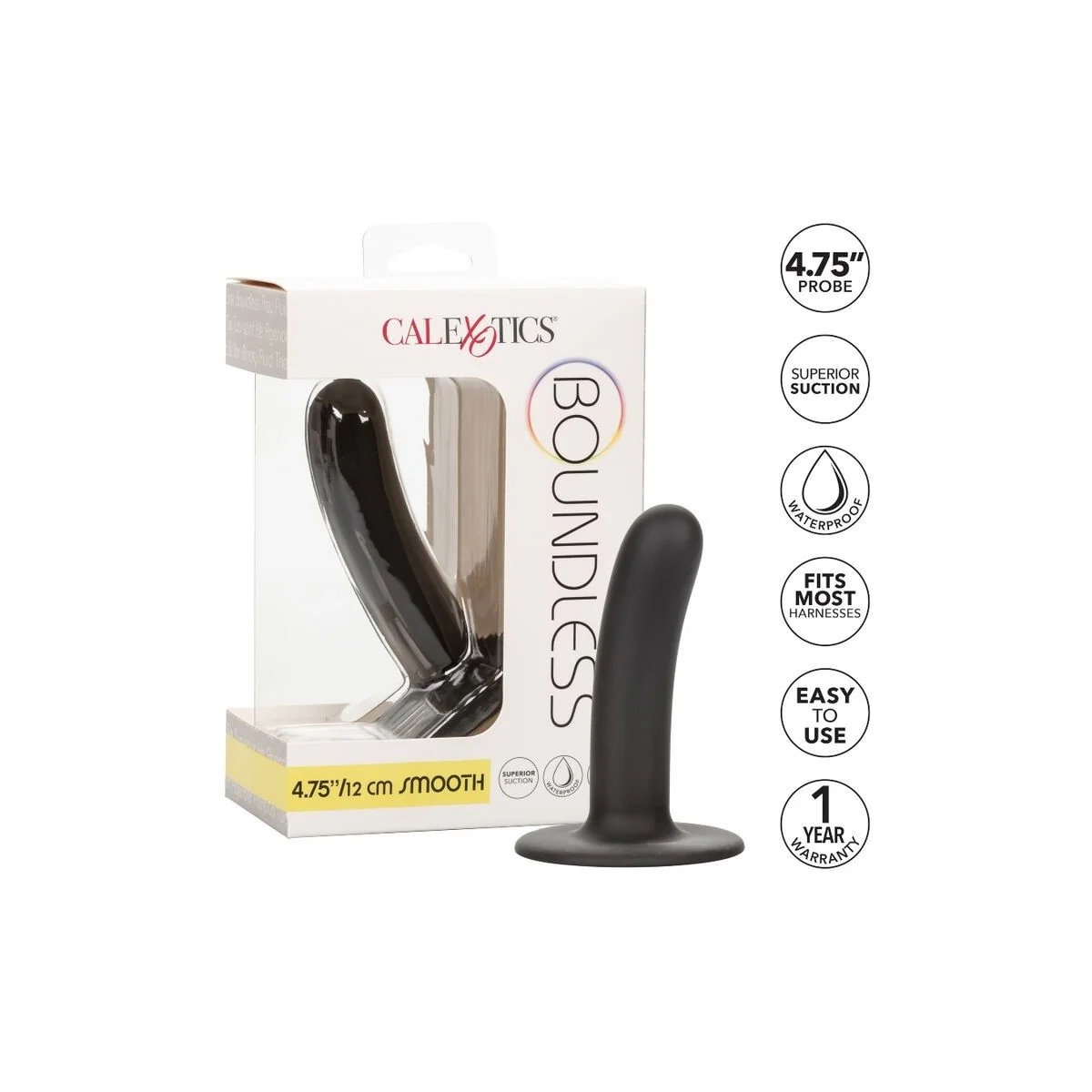 Boundless Dildo 12 cm Gurt Kompatibel Glatt von Calexotics kaufen | Fesselliebe